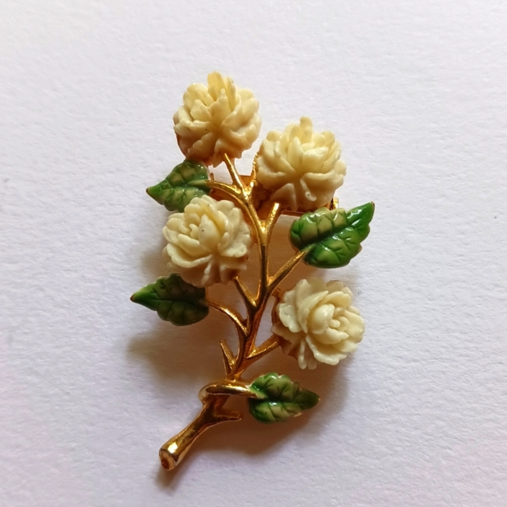 Vintage Jonette Jewelry (JJ) Flower Brooch